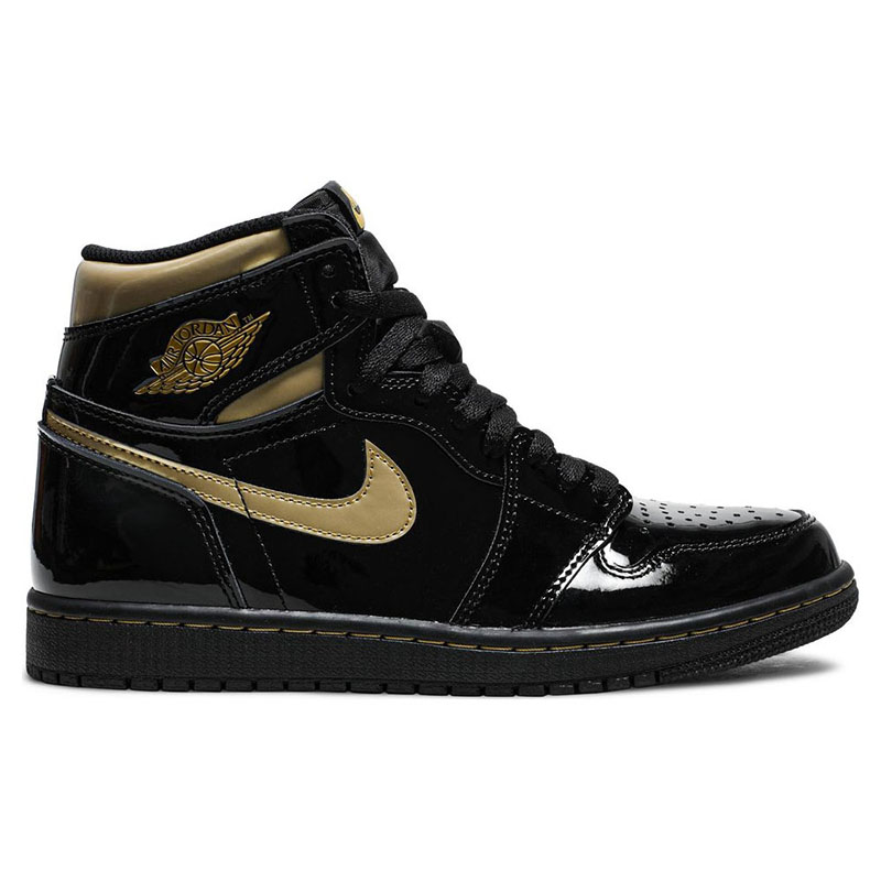 AIR JORDAN 1 RETRO HIGH OG ''BLACK METALLIC GOLD''