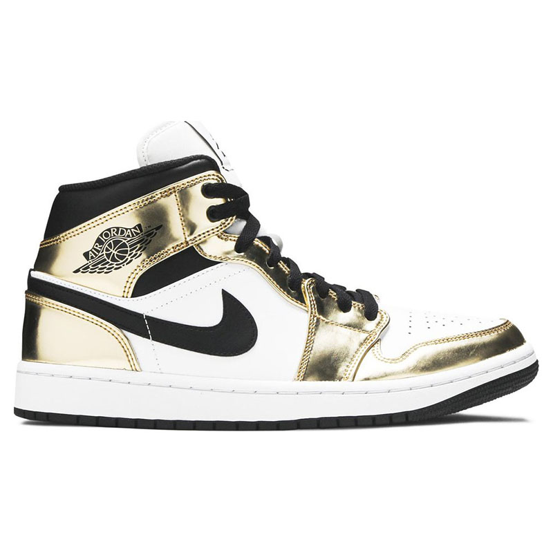 AIR JORDAN 1 MID SE  ''METALLIC GOLD''