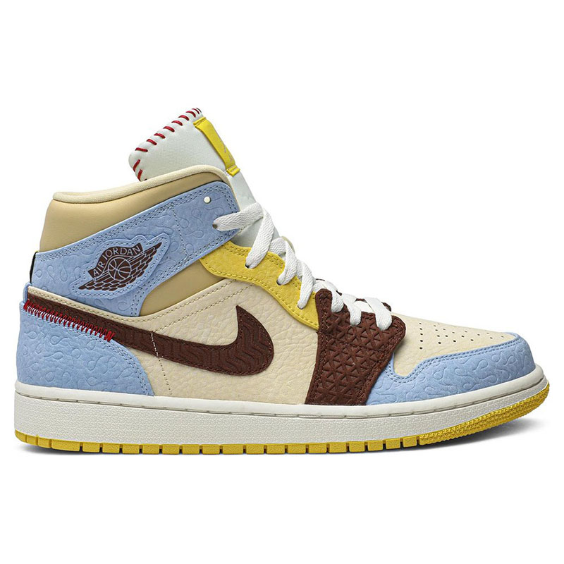 MAISON CHATEAU ROUGE X AIR JORDAN 1 MID SE ''FEARLESS''