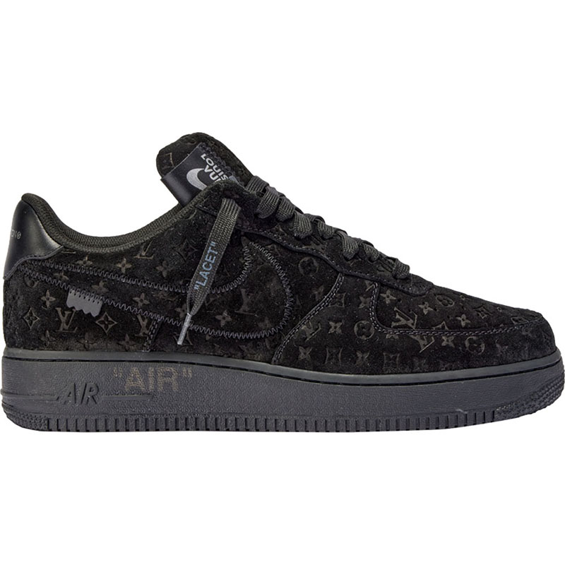 Louis Vuitton x Air Force 1 Low ''Triple Black''