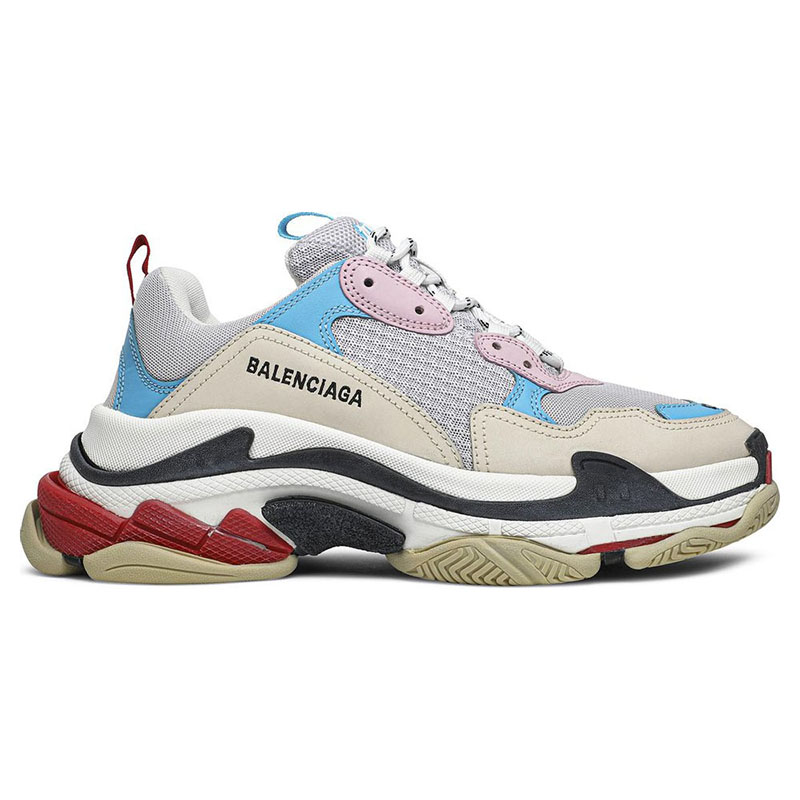 BALENCIAGA TRIPLE S ''WHITE BLUE PINK'' 2019