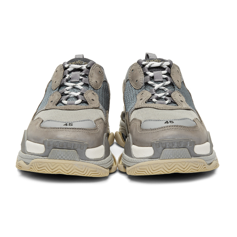 BALENCIAGA TRIPLE S 'GREY BLACK'