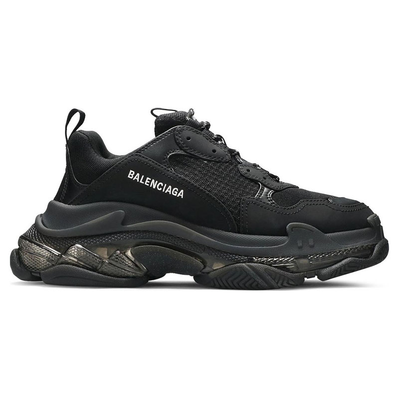 BALENCIAGA TRIPLE S ''CLEAR SOLE BLACK''