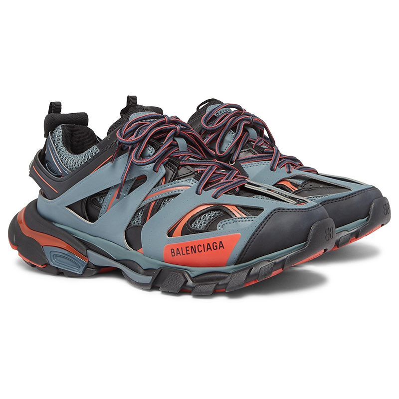 BALENCIAGA TRACK 'DARK GREY ORANGE'