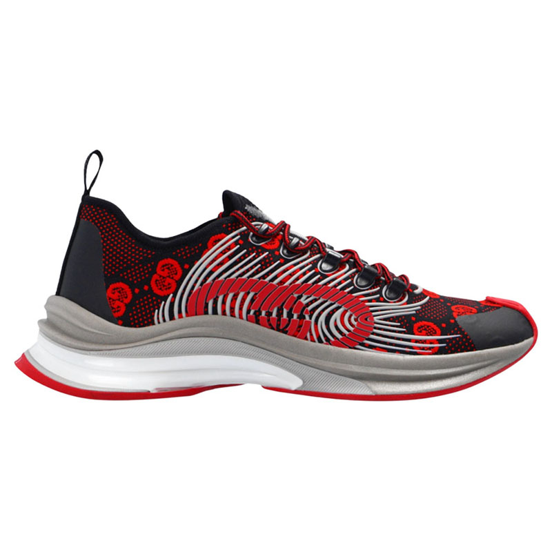 Gucci Run Sneaker ''Black Red''