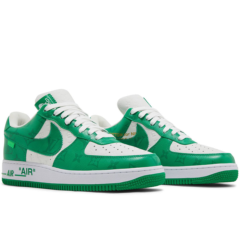 Louis Vuitton x Air Force 1 Low 'White Gym Green'