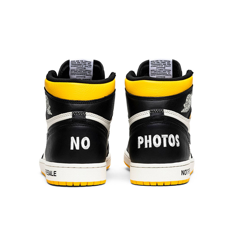 AIR JORDAN 1 RETRO HIGH OG NRG NOT FOR RESALE YELLOW "
