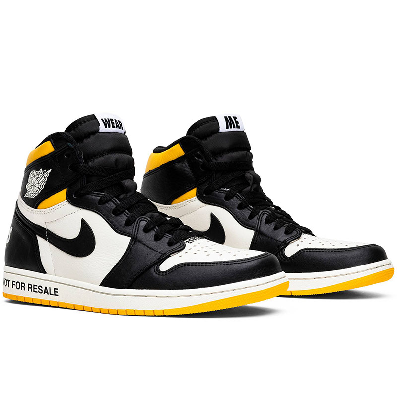 AIR JORDAN 1 RETRO HIGH OG NRG NOT FOR RESALE YELLOW 