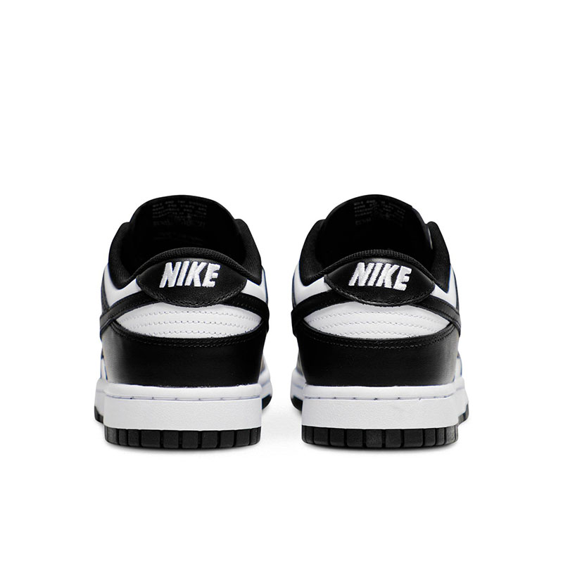 DUNK LOW 'BLACK WHITE'