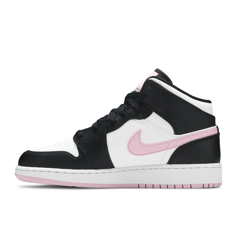 AIR JORDAN 1 MID GS ''WHITE LIGHT ARCTIC PINK''