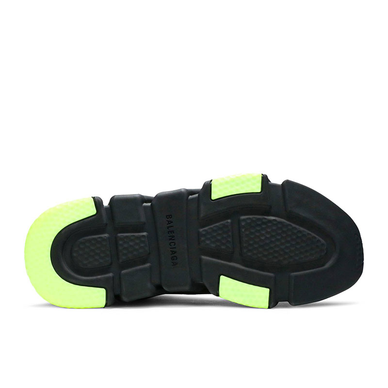 Balenciaga Speed Trainer 'Clear Sole - Black Yellow Fluo'