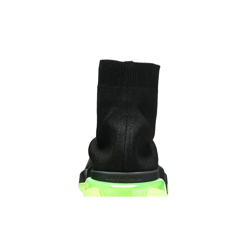 Balenciaga Speed Trainer 'Clear Sole - Black Yellow Fluo'