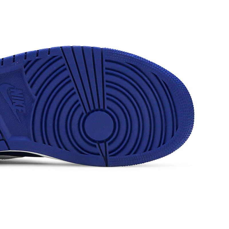 AIR JORDAN 1 MID  'WHITE DEEP ROYAL BLUE'
