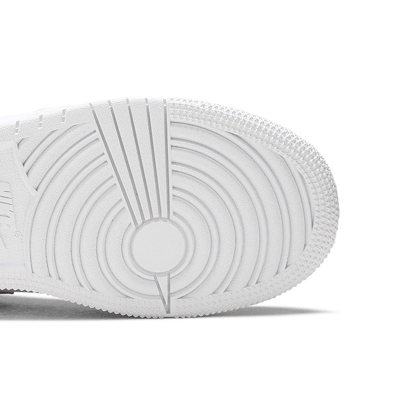 AIR JORDAN 1 MID GS ''WHITE ROSE GOLD''