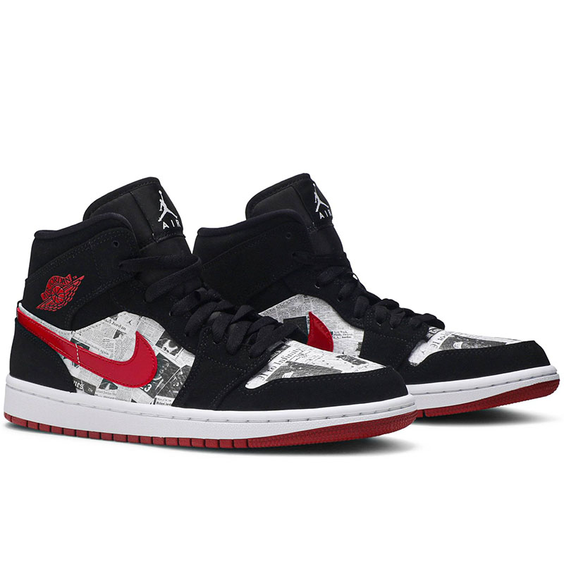 AIR JORDAN 1 MID SE  ''NEWSPAPER''