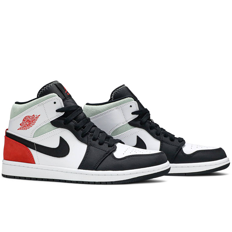 AIR JORDAN 1 MID SE ''RED BLACK TOE''