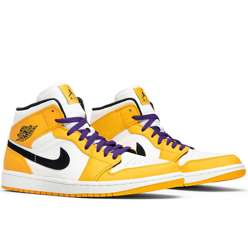 AIR JORDAN 1 MID  ''LAKERS''