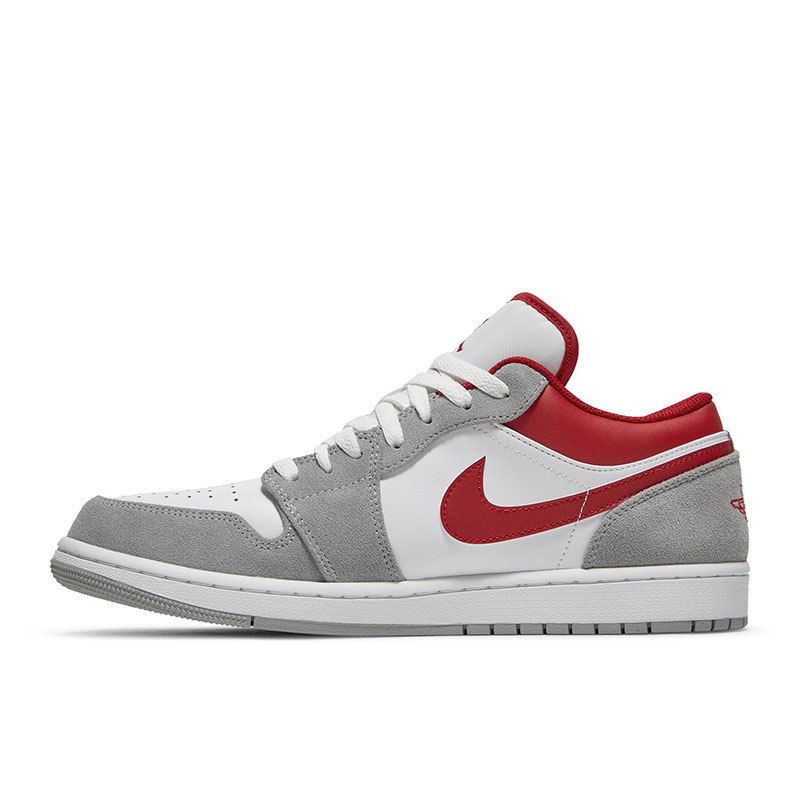 AIR JORDAN 1 LOW SE ''LIGHT SMOKE GREY GYM RED''