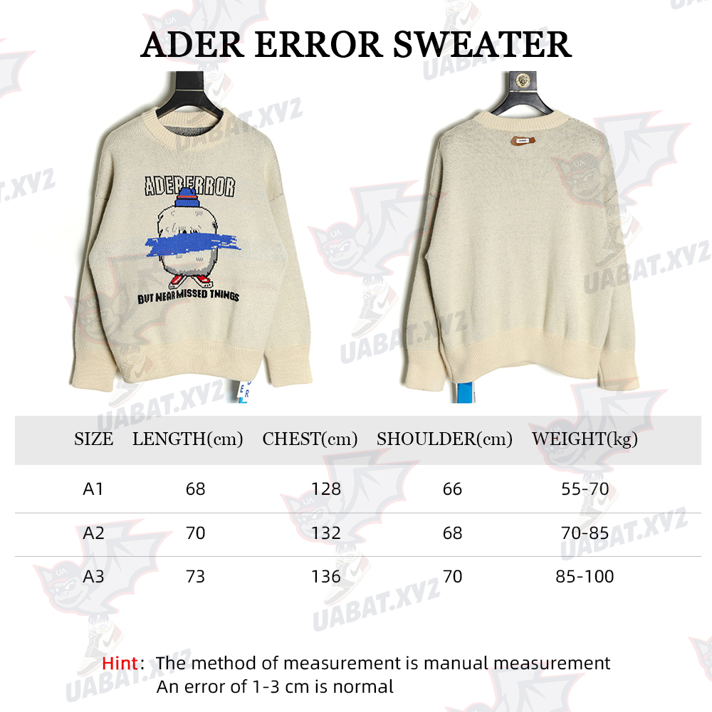 ADER ERROR Snowman sweater
