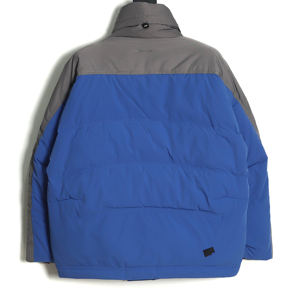 ADER 22Fw Contrast color asymmetric down jacket