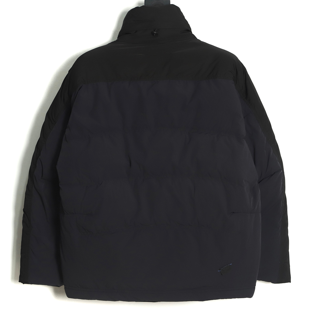 ADER 22Fw Contrast color asymmetric down jacket TSK1t