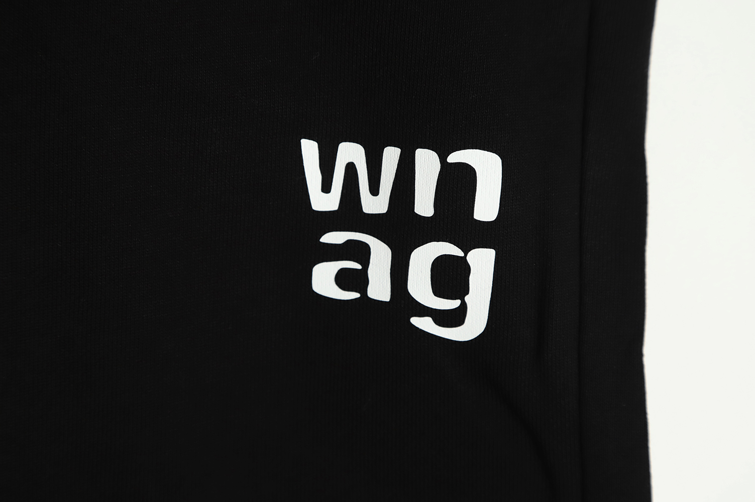 Alexander Wang 22ss silicone letter shorts