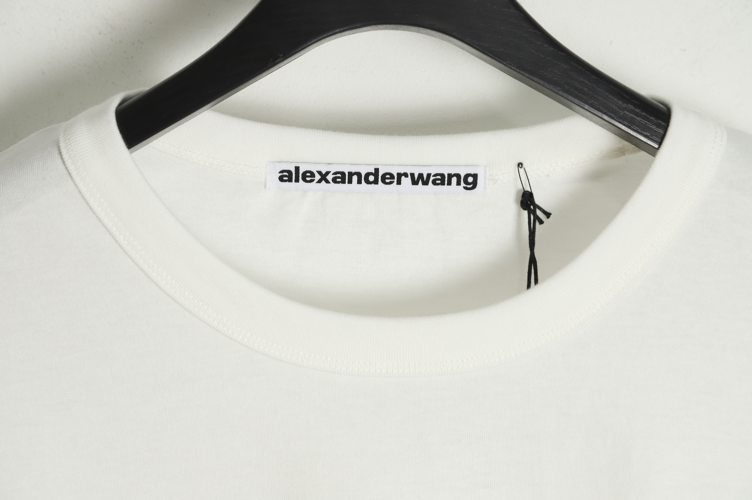Alexander Wang 22ss small letter print long-sleeved T-shirt