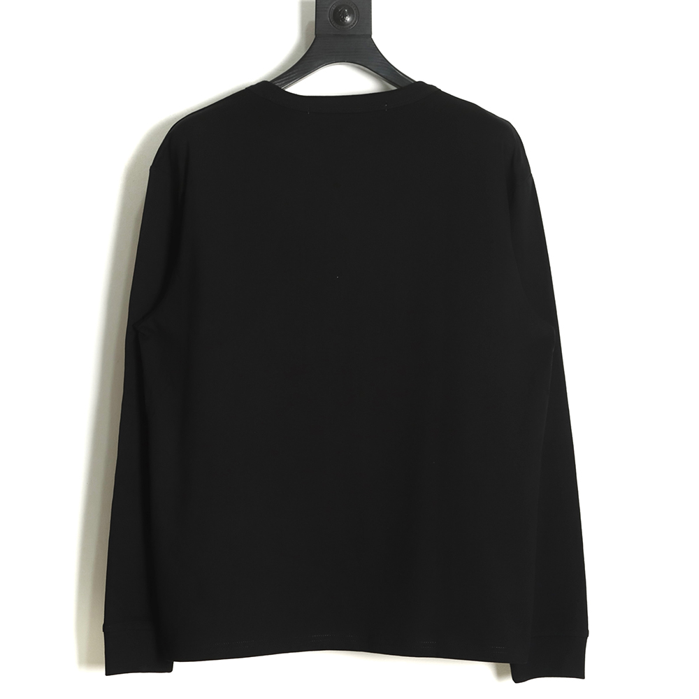 Alexander Wang 22ss small letter print long-sleeved T-shirt TSK2