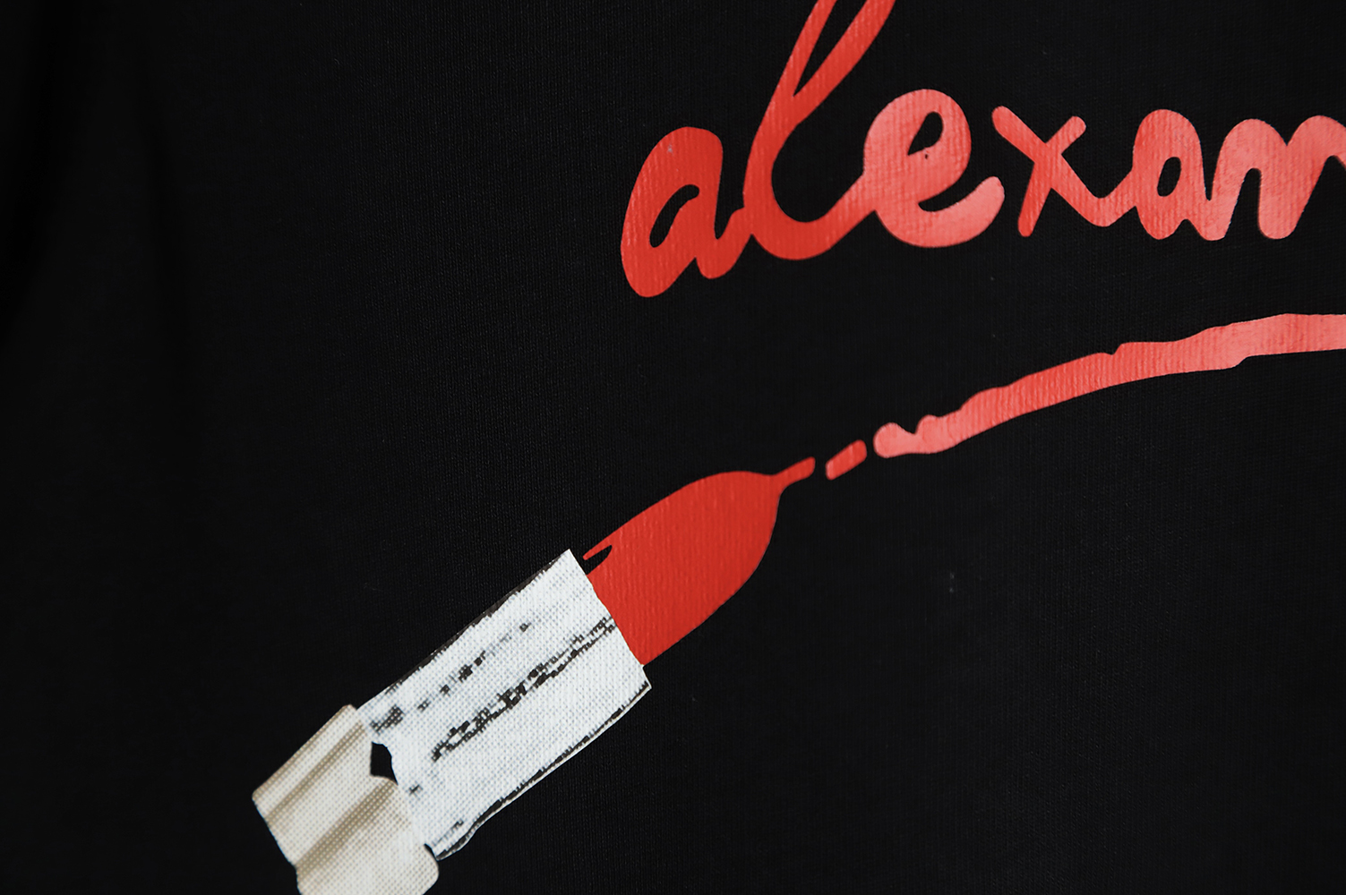 Alexander Wang lipstick print T-Shirt TSK1