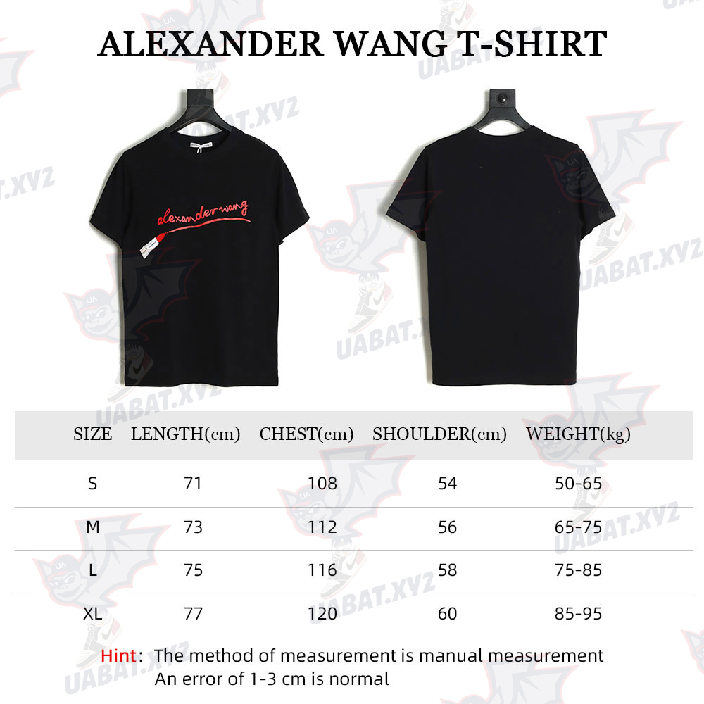 Alexander Wang lipstick print T-Shirt TSK1