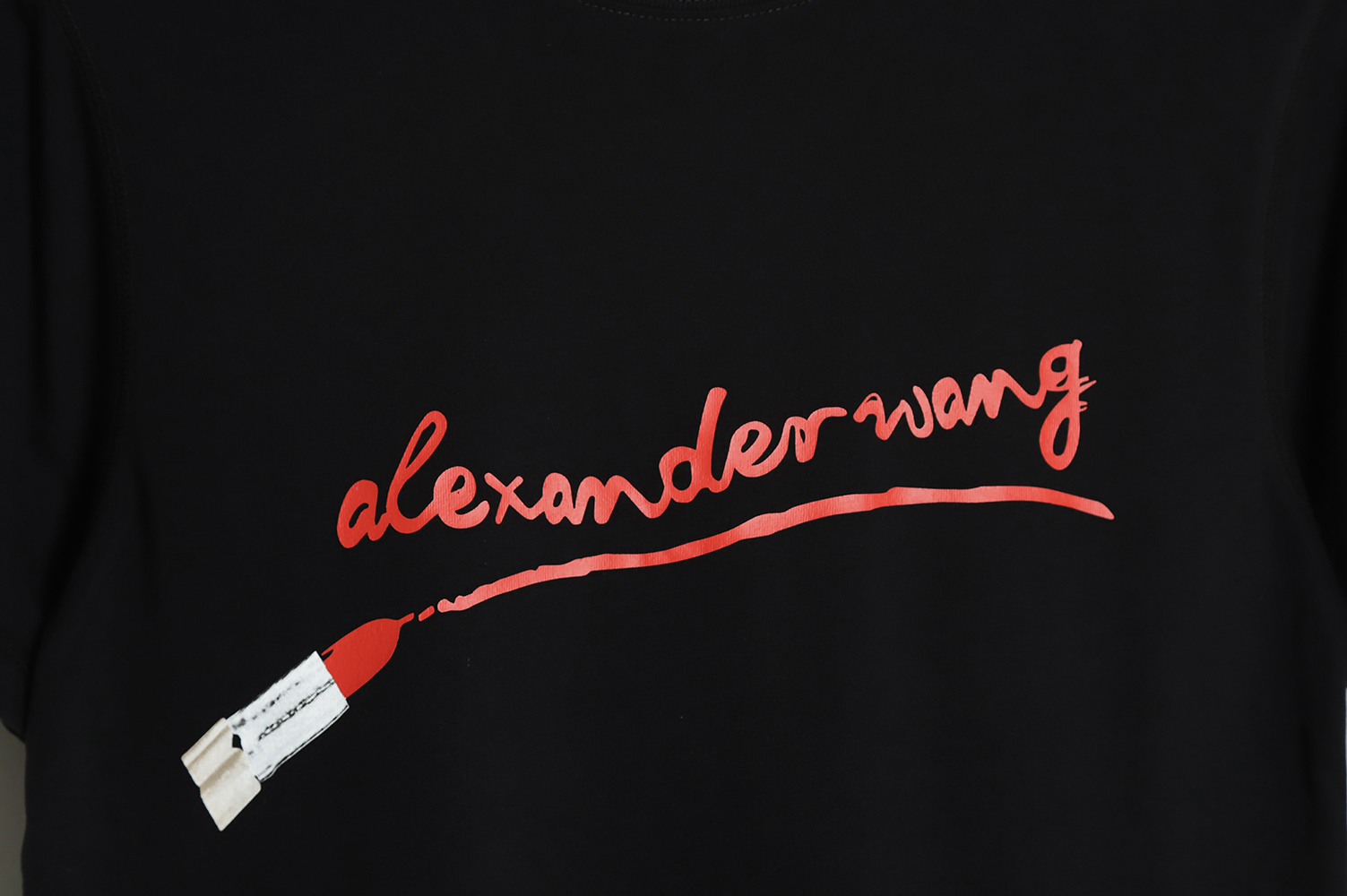 Alexander Wang lipstick print T-Shirt TSK1