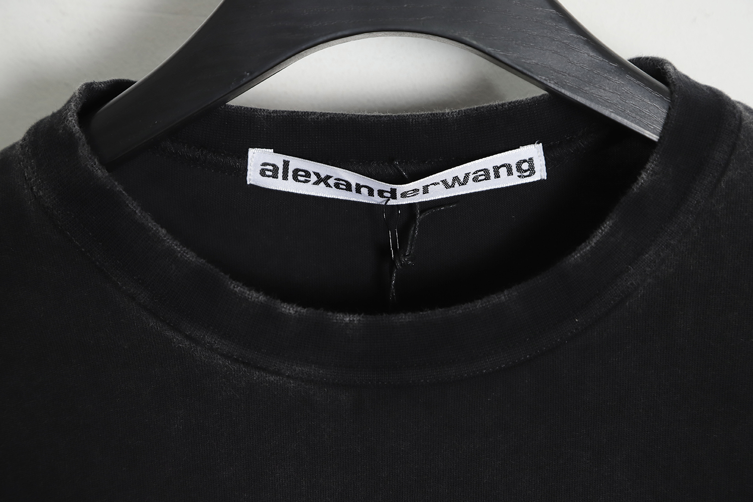 Alexander Wang 23SS washed small letter print T-Shirt