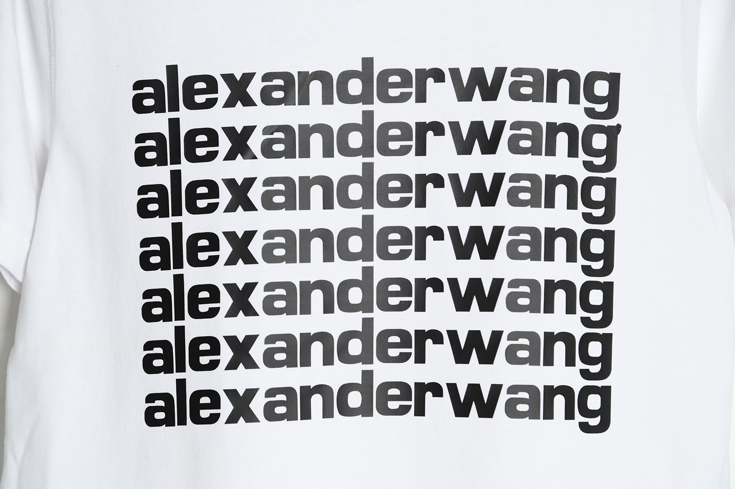 Alexander Wang bullet screen letter print T-Shirt