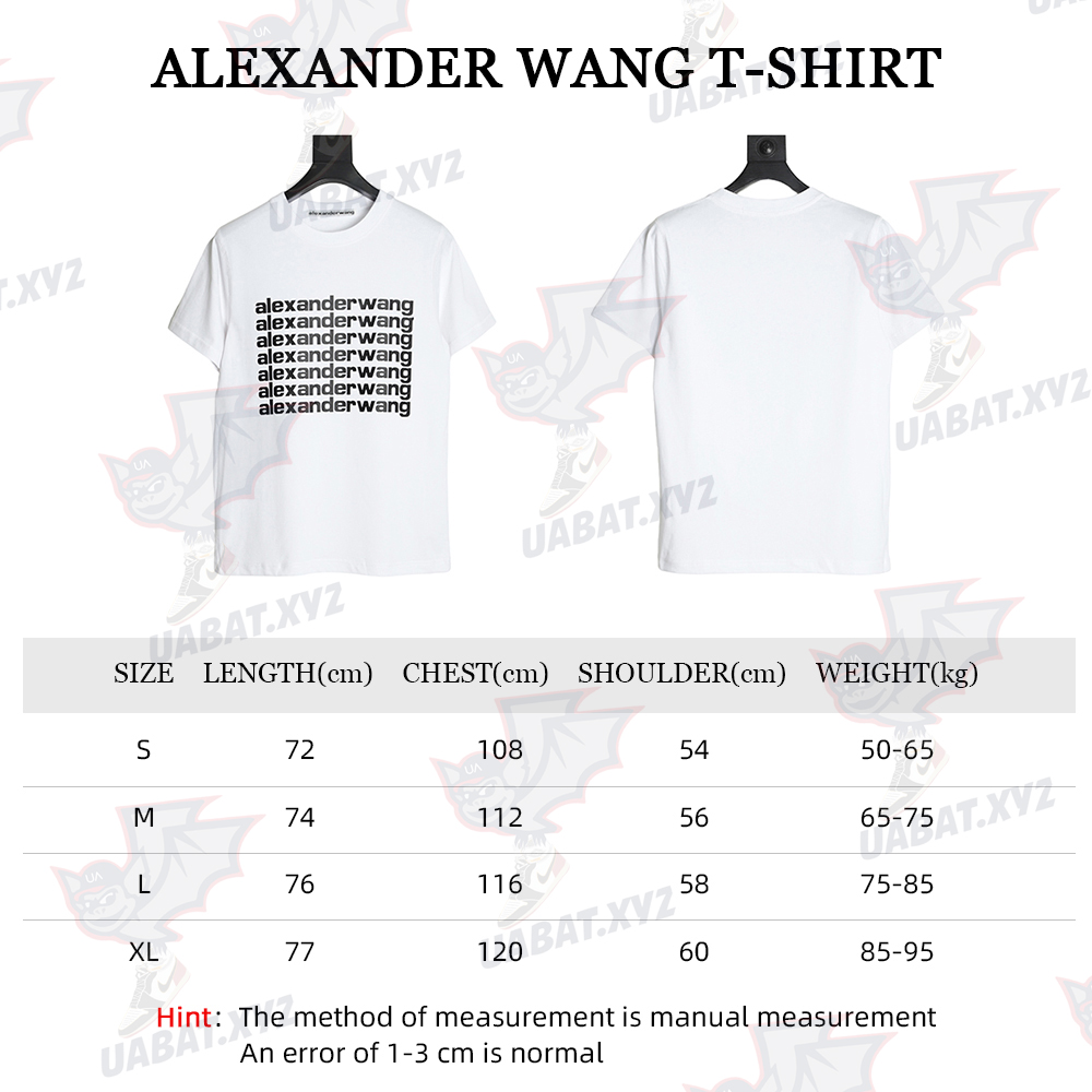 Alexander Wang bullet screen letter print T-Shirt