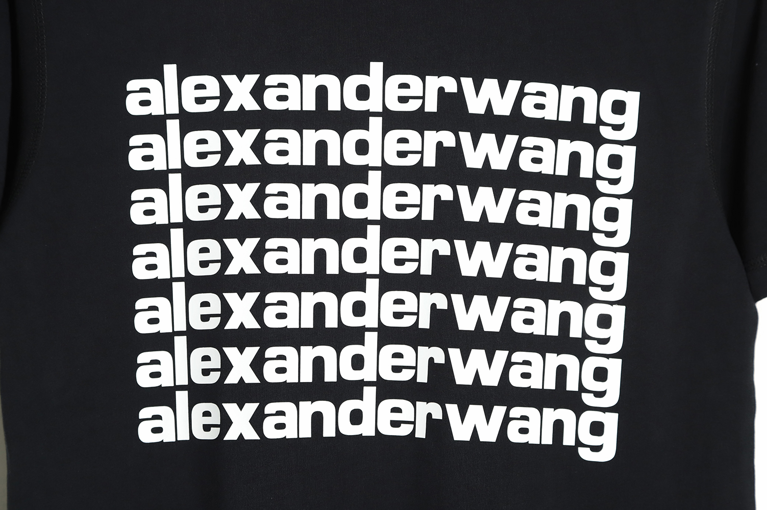 Alexander Wang bullet screen letter print T-Shirt TSK1