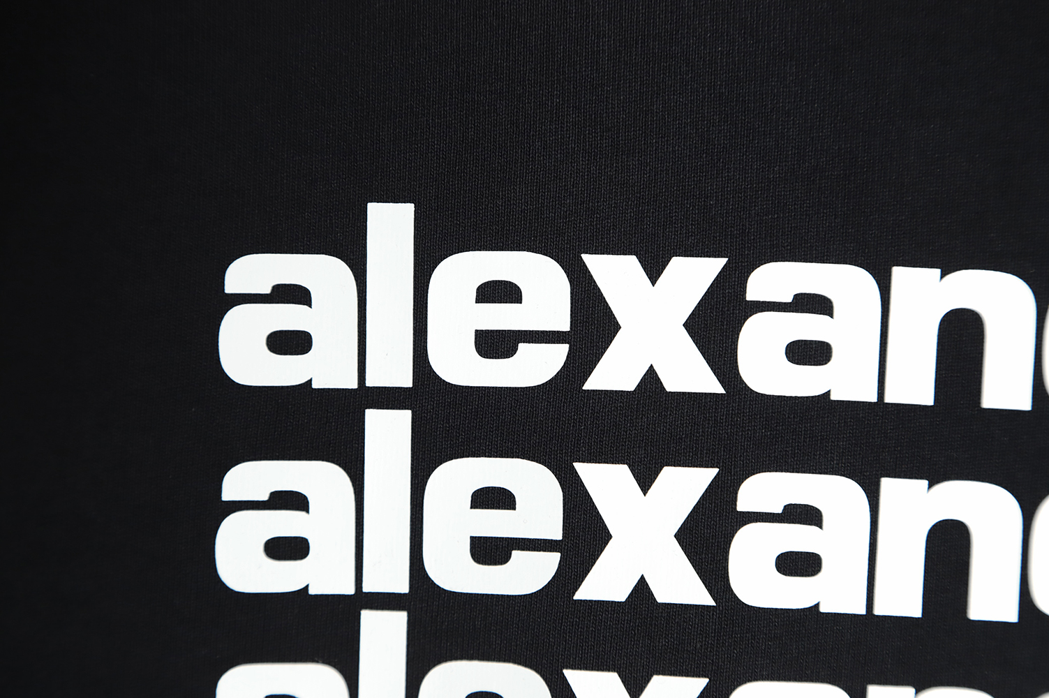 Alexander Wang bullet screen letter print T-Shirt TSK1