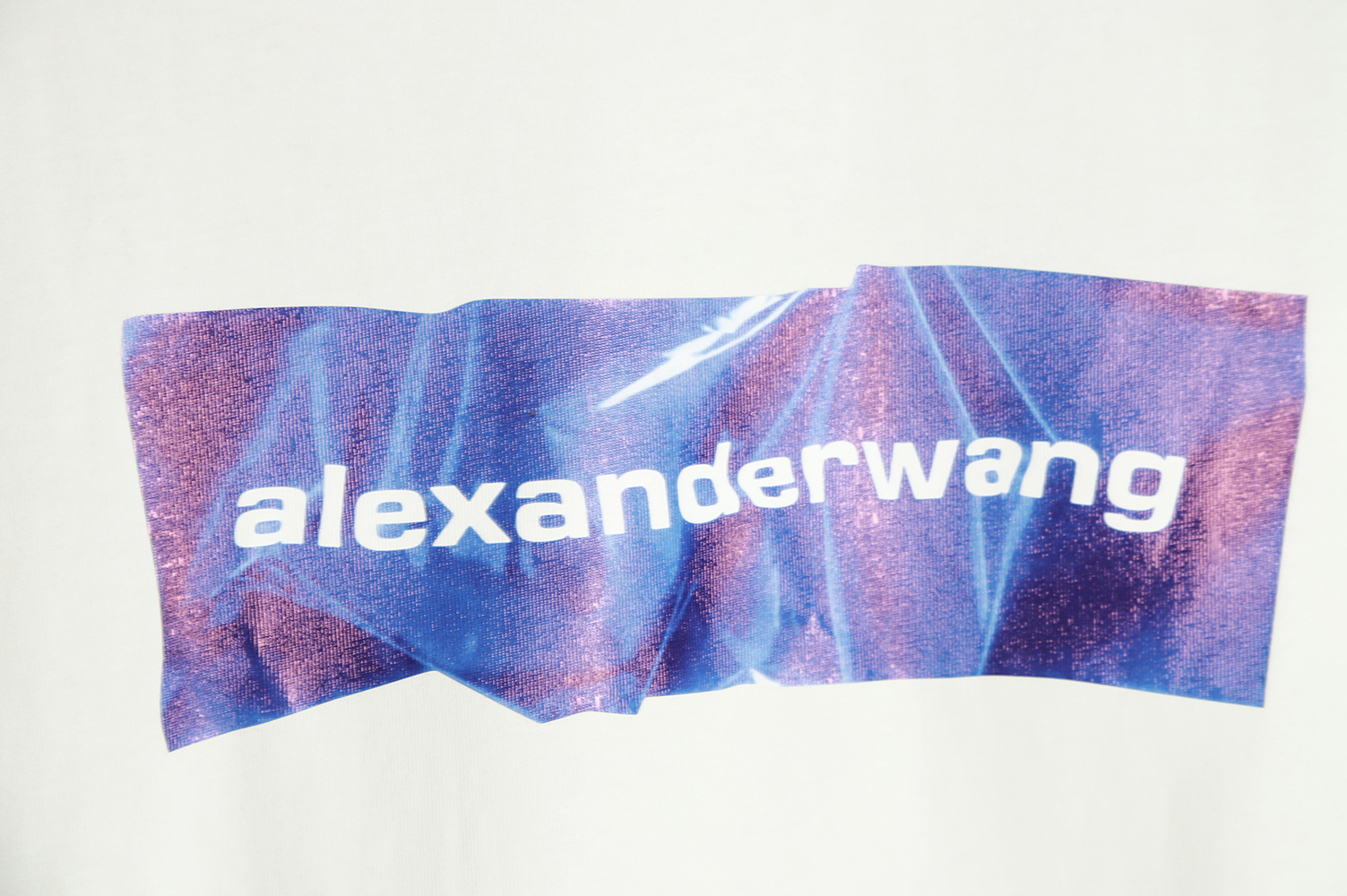 Alexander Wang Twisted Letters Short Sleeve