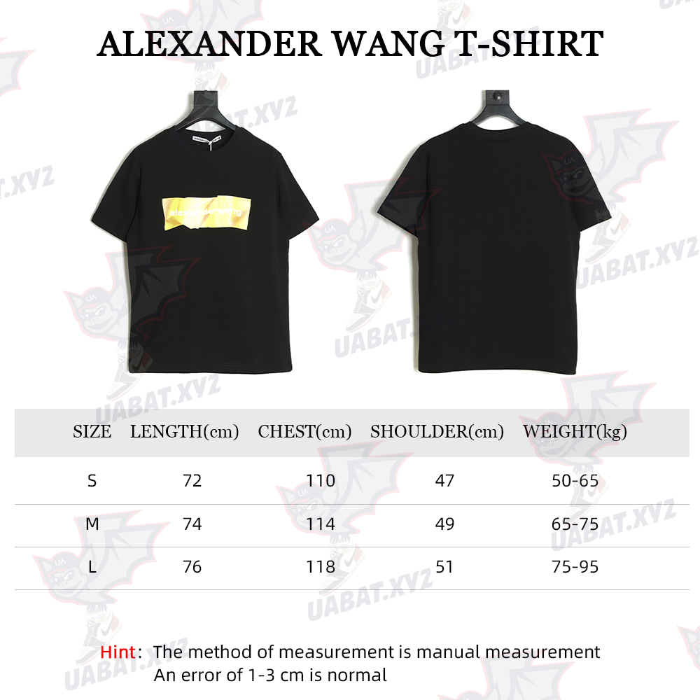 Alexander Wang Twisted Letters Short Sleeve TSK1