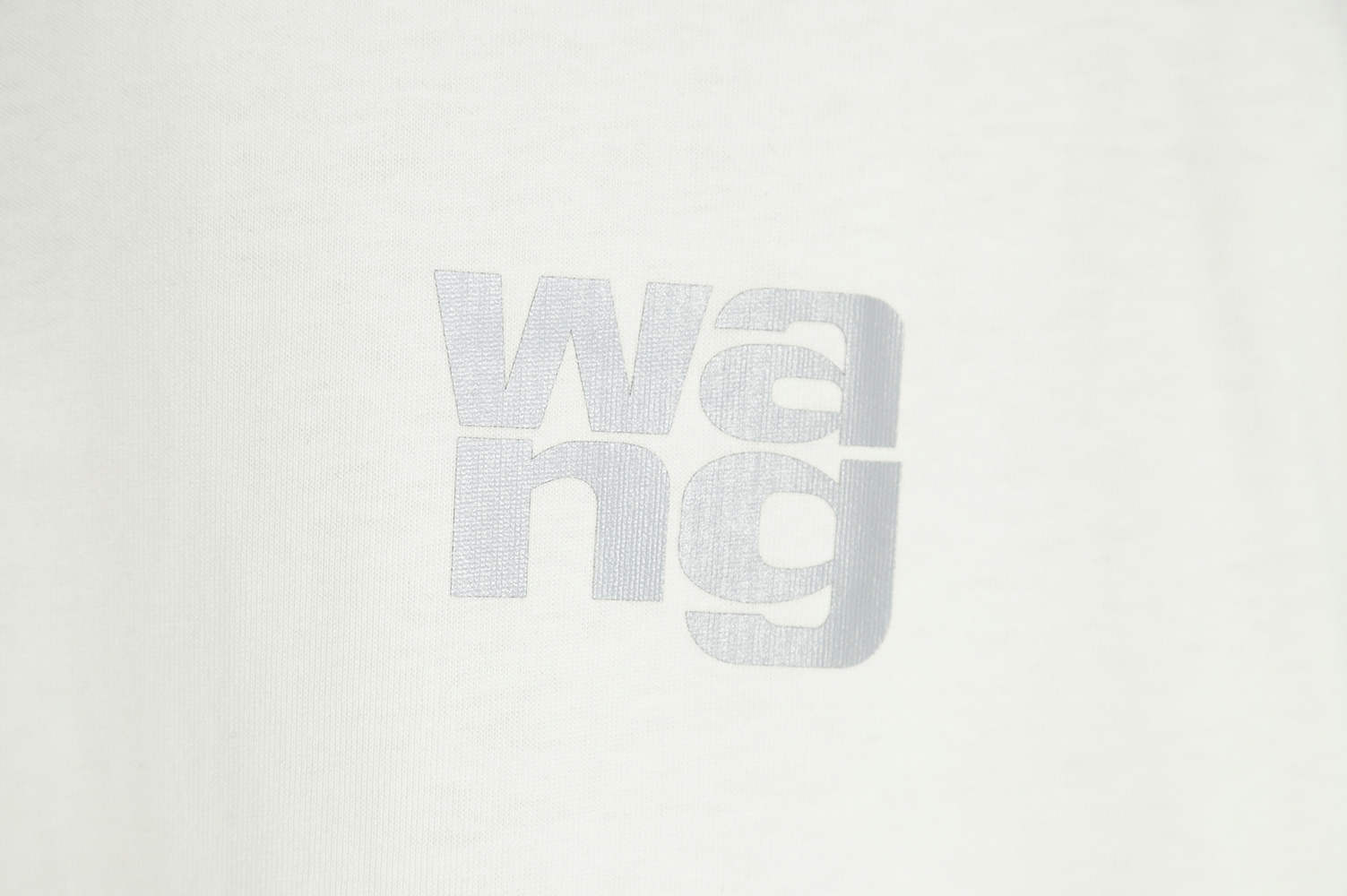 Alexander Wang reflective letter print T-Shirt