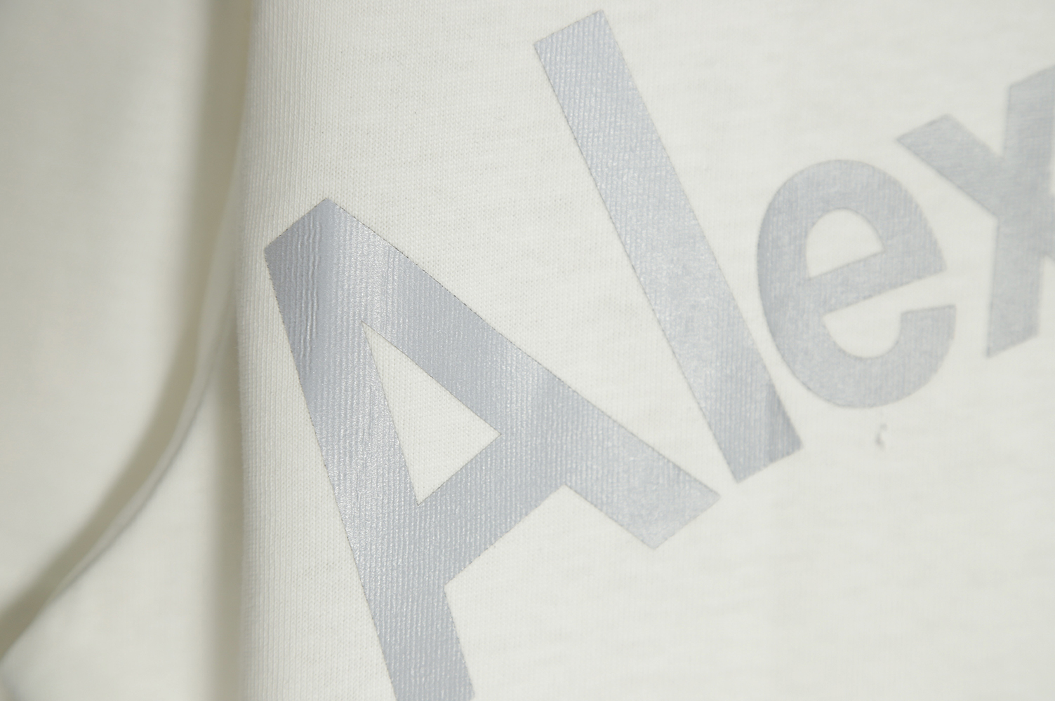 Alexander Wang reflective letter print T-Shirt