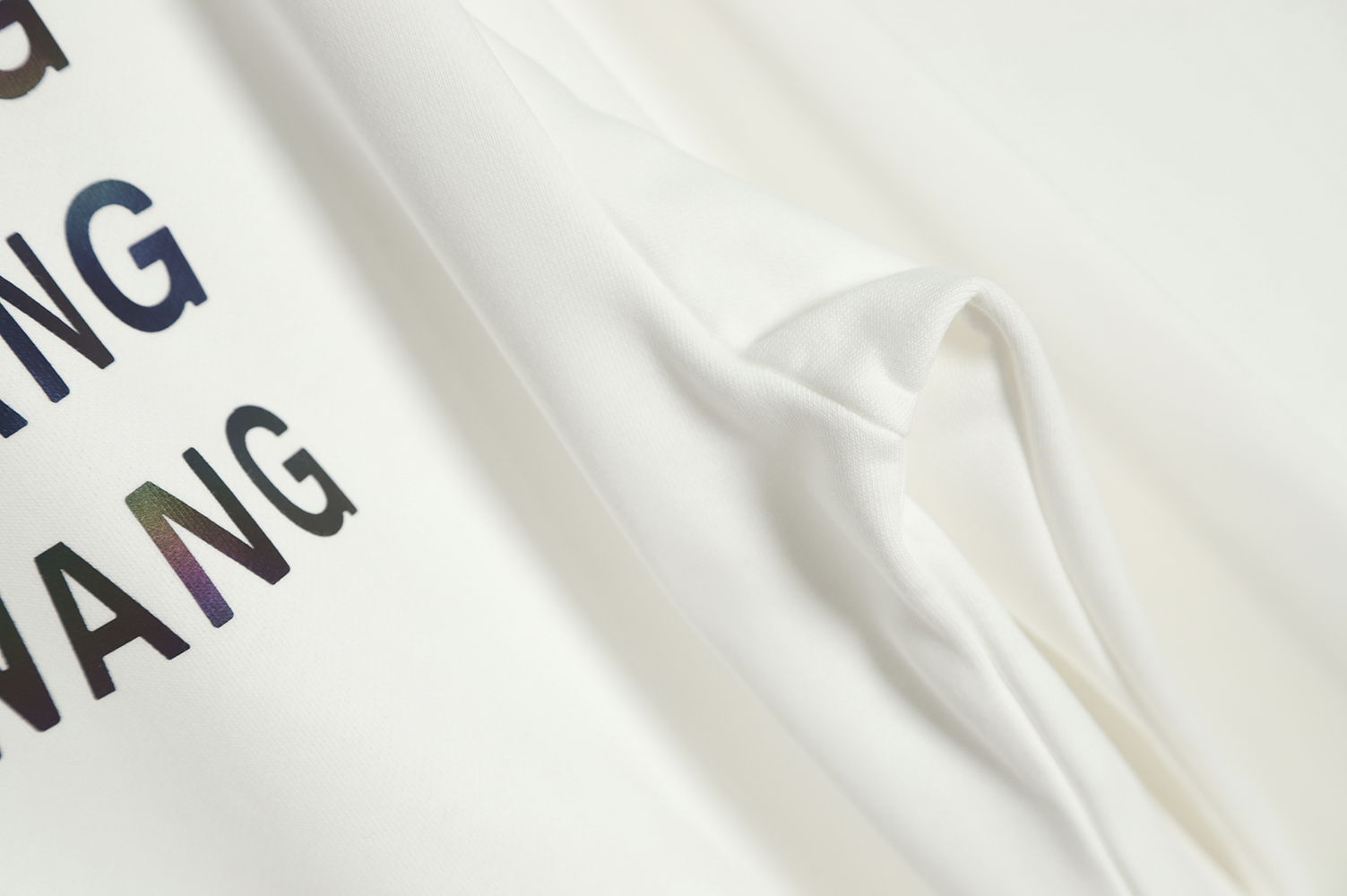 Alexander Wang 22FW Colorful Alphabet Crew Neck Sweatshirt