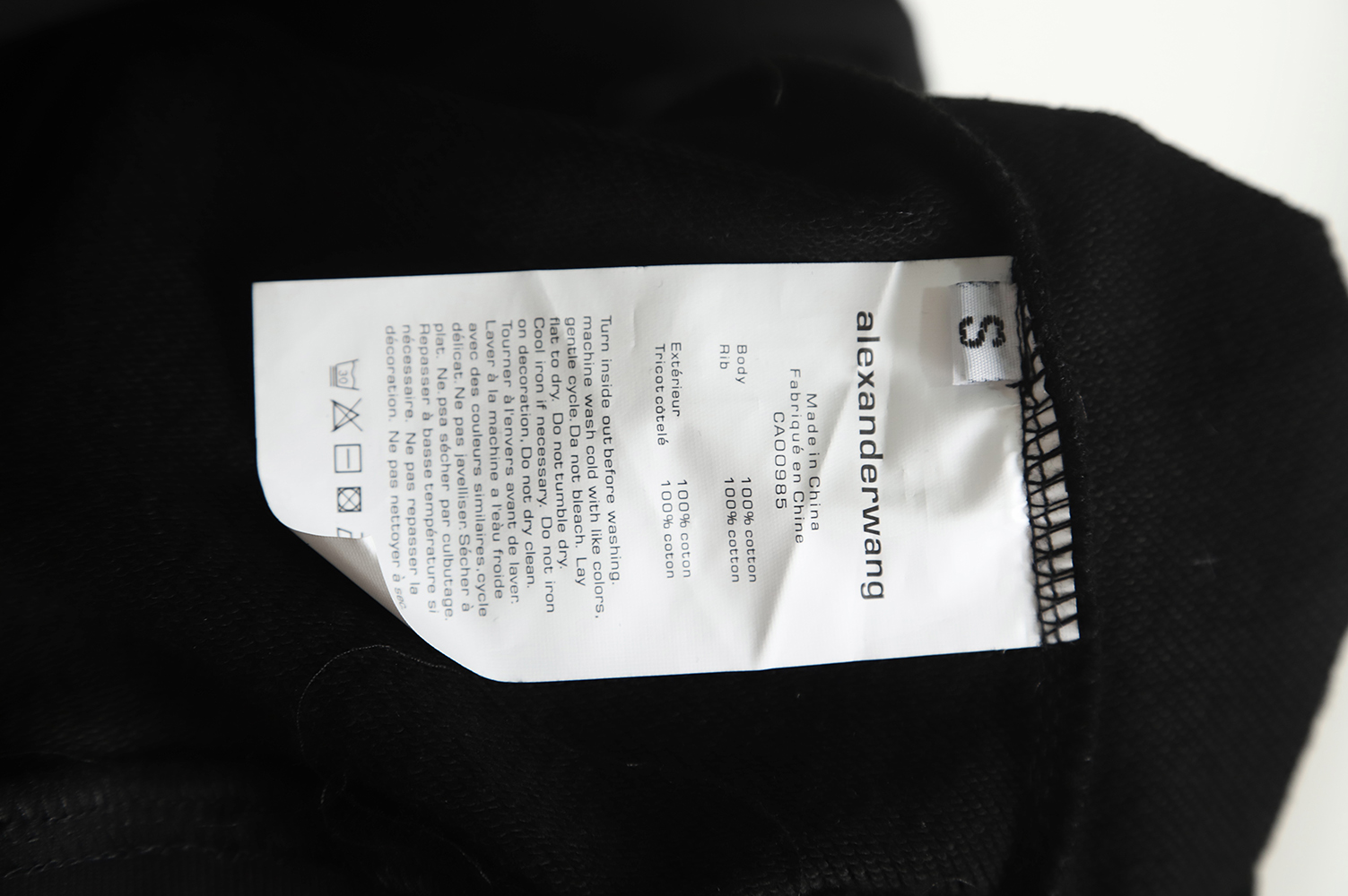 Alexander Wang 22FW Colorful Alphabet Crew Neck Sweatshirt TSK1