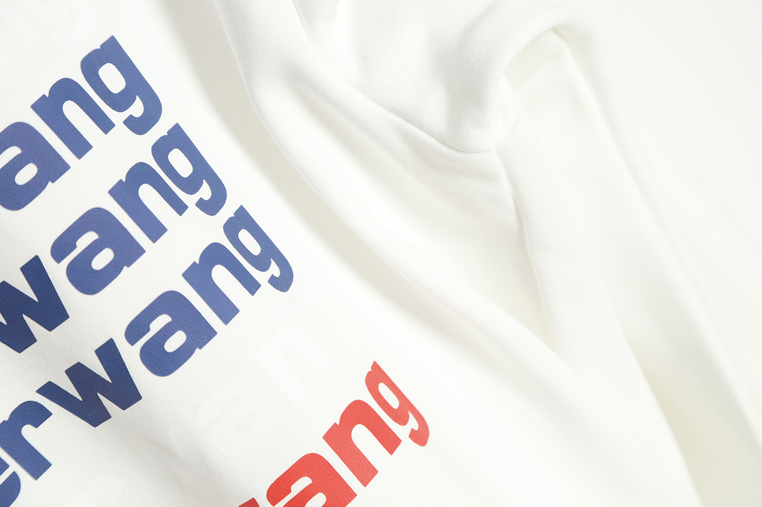 Alexander Wang 22FW barrage letters round neck sweater