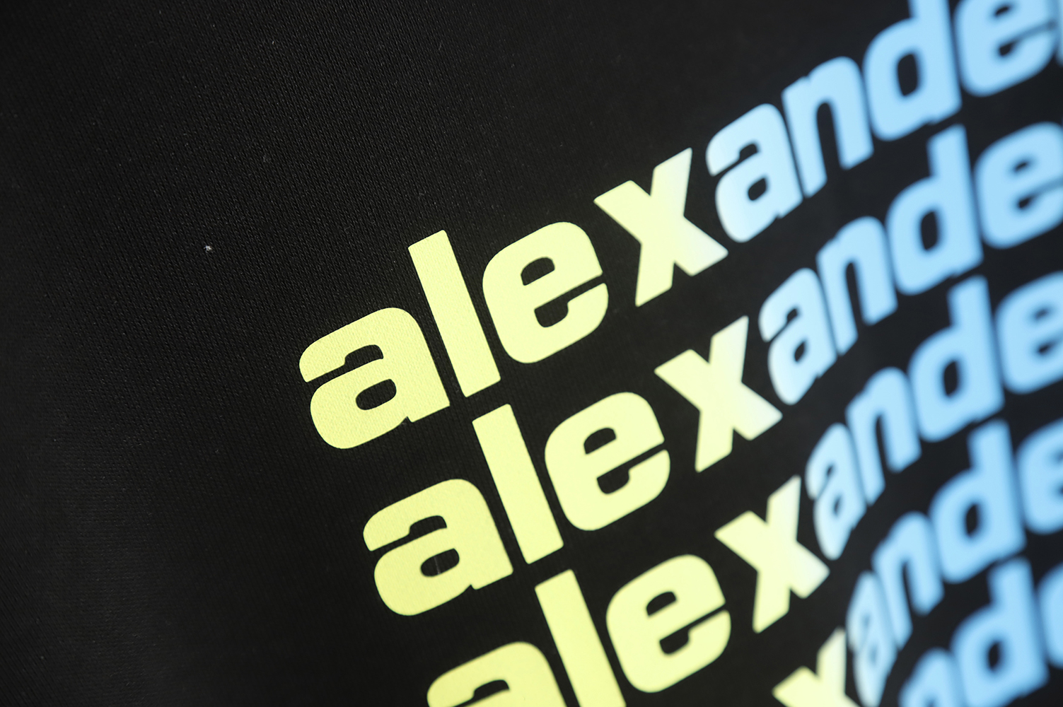 Alexander Wang 22FW barrage letters round neck sweater TSK1