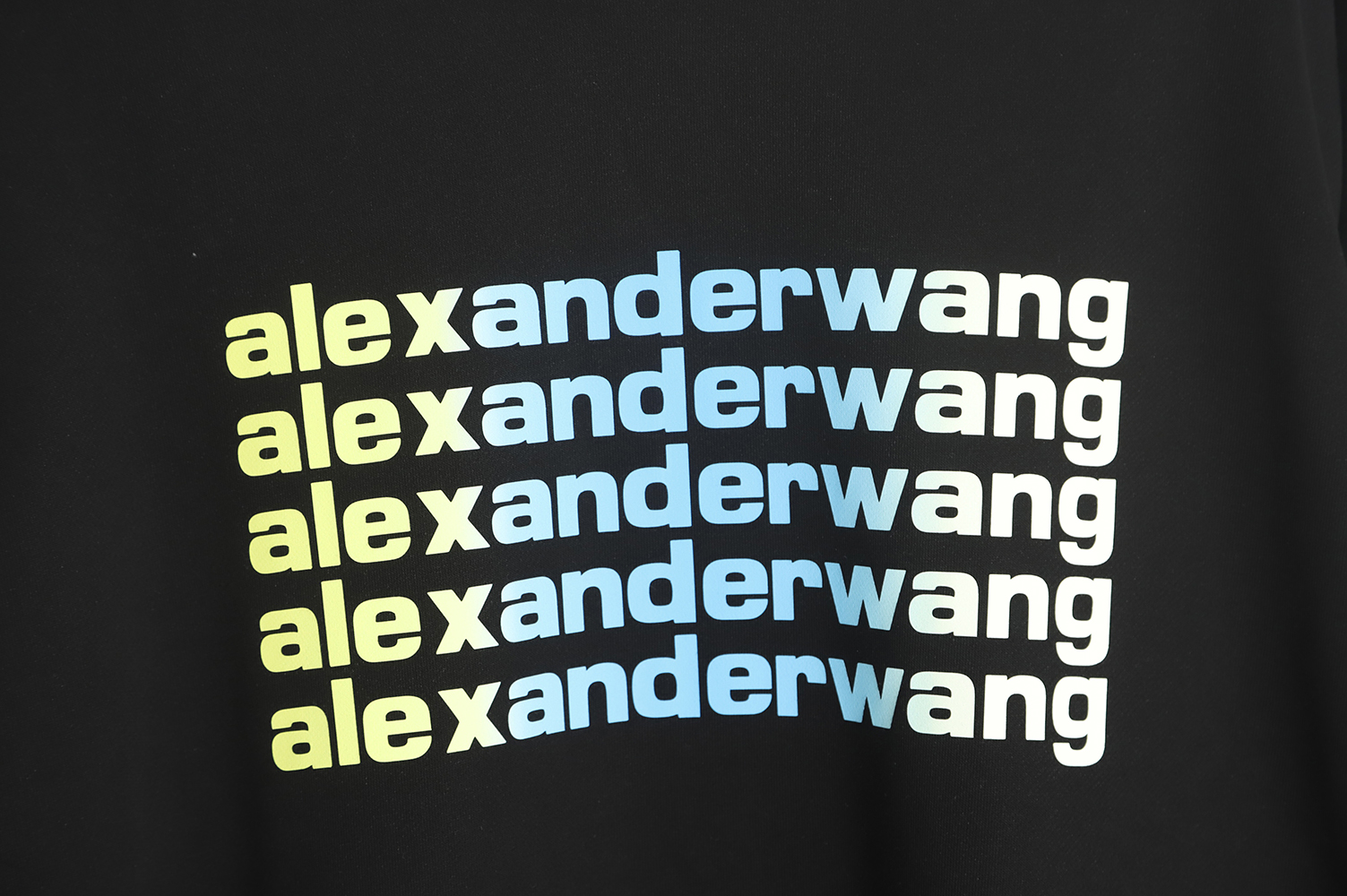 Alexander Wang 22FW barrage letters round neck sweater TSK1