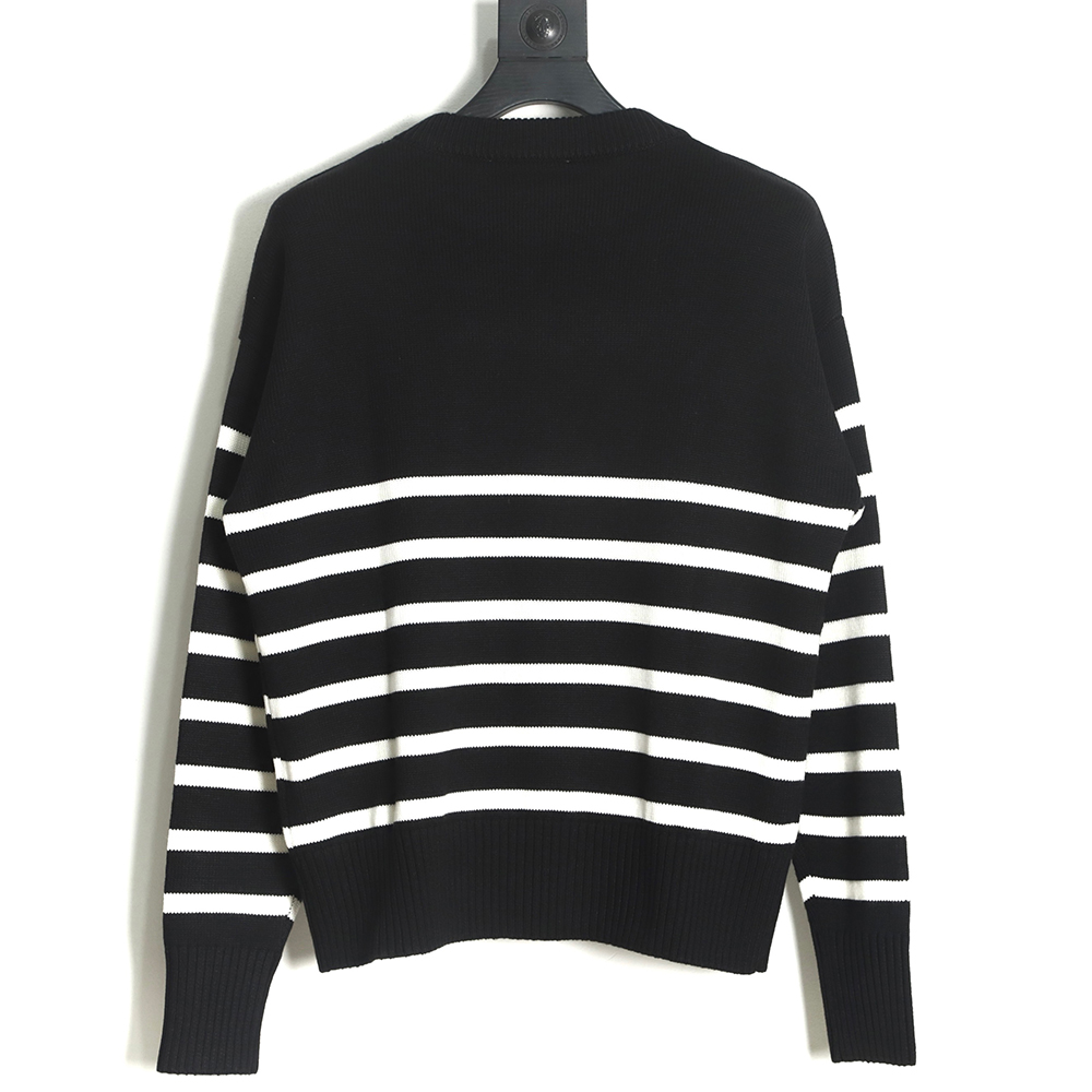 Ami ss22 A&W new ami de coeur striped knitted pullover TSK1