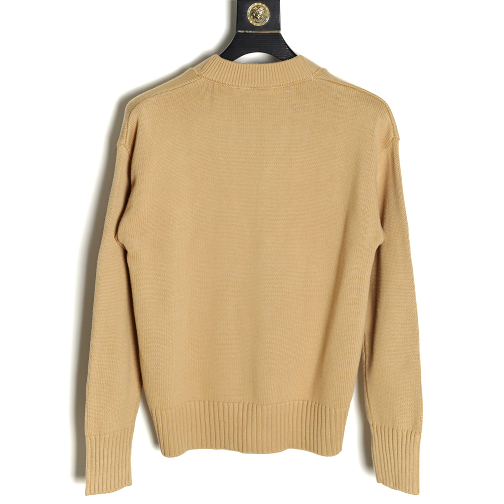 AMI PARIS 21FW Heart Embroidered Sweater Cardigan