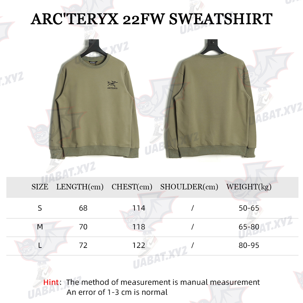 Arc'teryx 22FW Embroidered Crewneck Sweatshirt