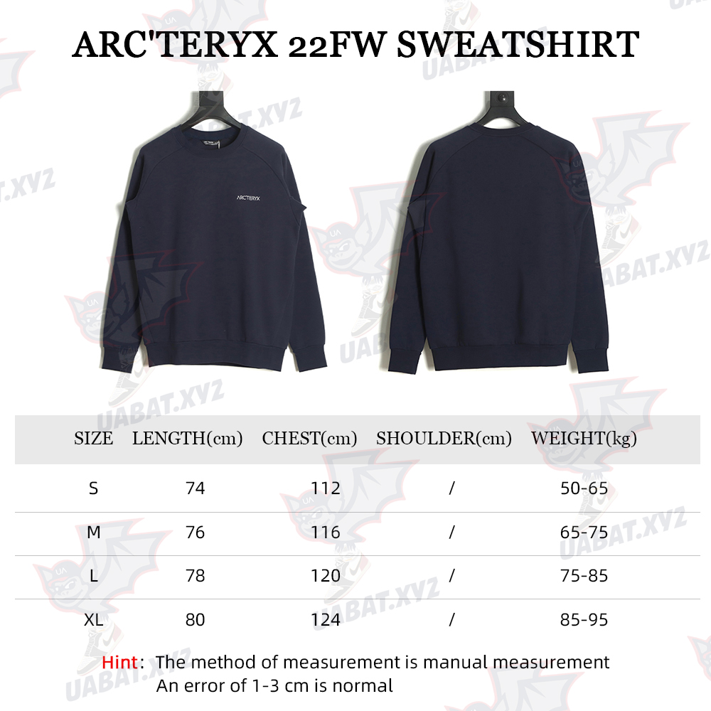 Arc'teryx 22FW Embroidered Crewneck Sweatshirt TSK1