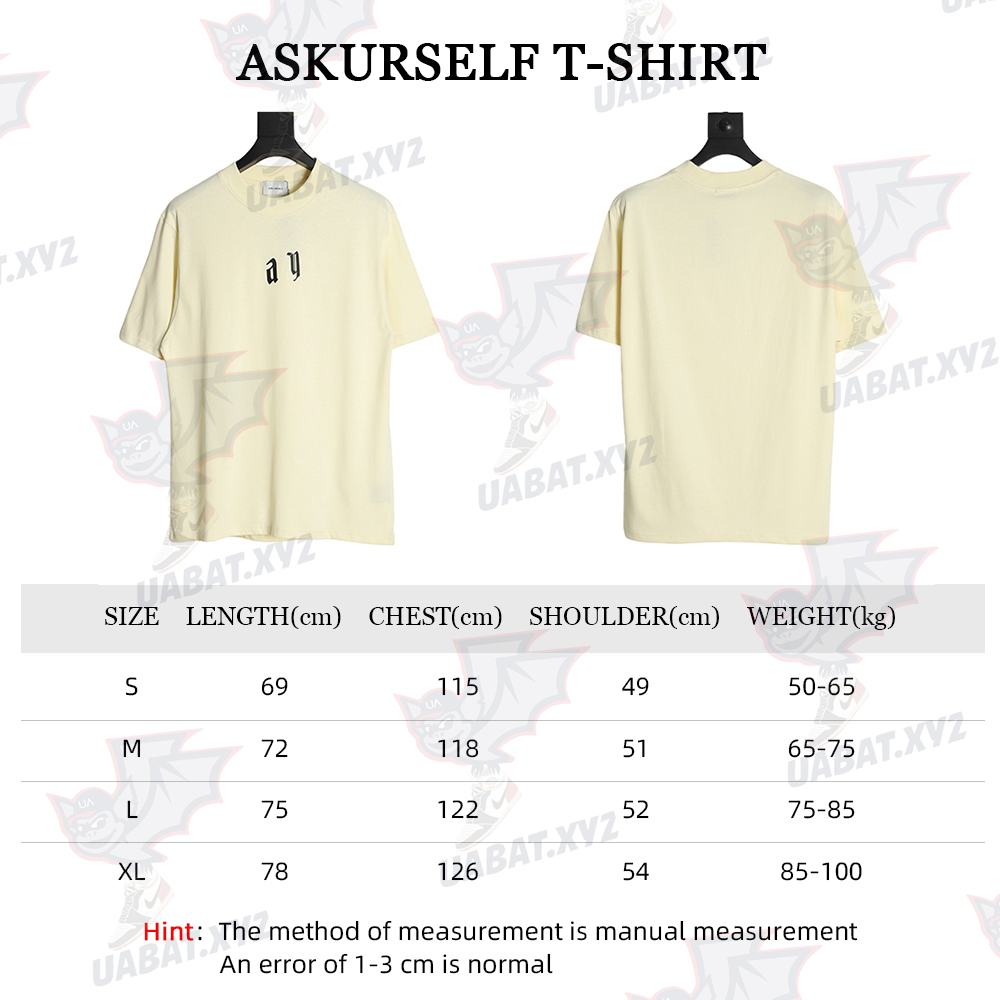 Askyurself basic ay print T-Shirt TSK1